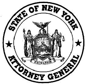 What does the New York State Attorney General's office do?